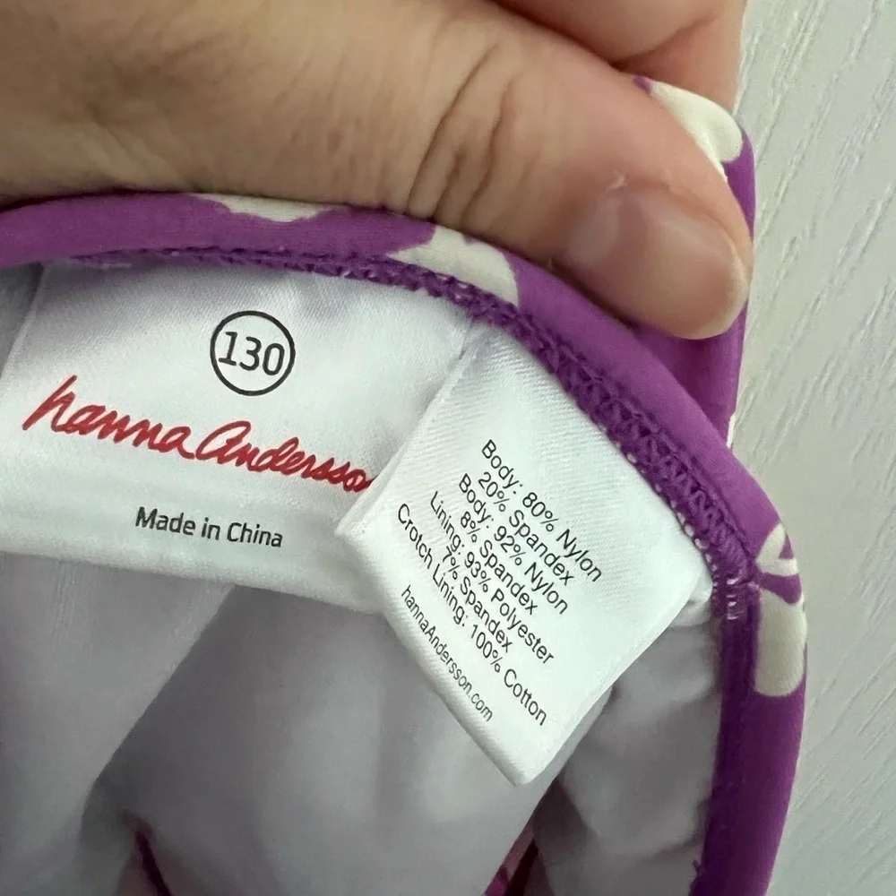 Hanna Swim bottoms, size 130 (8 -10), good condition